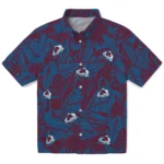 Colorado Avalanche Hawaiian Shirt – Monstera Layer