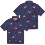 Colorado Avalanche Hawaiian Shirt – Monstera Layer