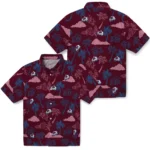 Colorado Avalanche Hawaiian Shirt – Palm And Clouds