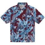 Colorado Avalanche Hawaiian Shirt – Palm Leaves
