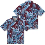 Colorado Avalanche Hawaiian Shirt – Palm Leaves