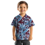 Colorado Avalanche Hawaiian Shirt – Palm Leaves