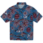 Colorado Avalanche Hawaiian Shirt – Palm Sunset