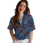 Colorado Avalanche Hawaiian Shirt – Palm Sunset