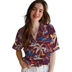 Colorado Avalanche Hawaiian Shirt – Palm Tree Island