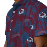 Colorado Avalanche Hawaiian Shirt – Turtle Lines