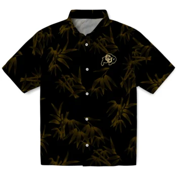 colorado buffaloes bamboo branches gold black hawaiian shirts best selling