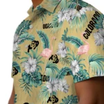 Colorado Buffaloes Hawaiian Shirt – Flamingo and Hibiscus