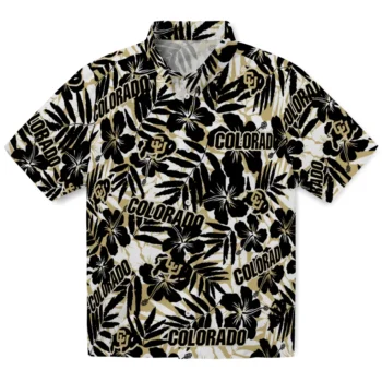colorado buffaloes hibiscus overlay hawaiian shirts best selling
