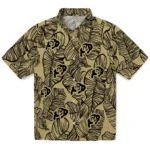 Colorado Buffaloes Hawaiian Shirt – Leaf Outline
