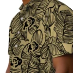 Colorado Buffaloes Hawaiian Shirt – Leaf Outline