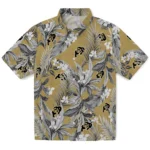Colorado Buffaloes Hawaiian Shirt – Palm Leaves