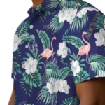 Colorado Rockies Hawaiian Shirt – Flamingo and Hibiscus