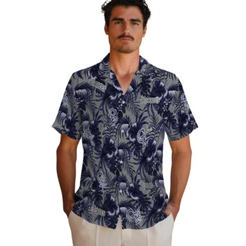 colorado rockies hibiscus exotic blue hawaiian shirts fashion forward