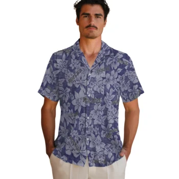colorado rockies hibiscus oasis blue hawaiian shirts fashion forward