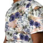 Colorado Rockies Hawaiian Shirt – Hibiscus Seaside