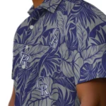 Colorado Rockies Hawaiian Shirt – Monstera Layer