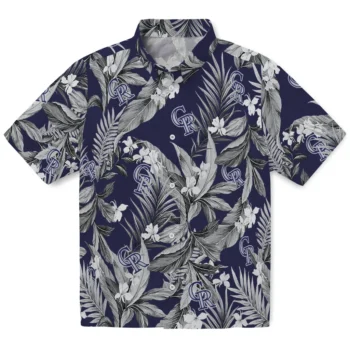 colorado rockies palm leaves blue hawaiian shirts best selling