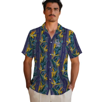 colorado rockies paradise vines blue hawaiian shirts fashion forward