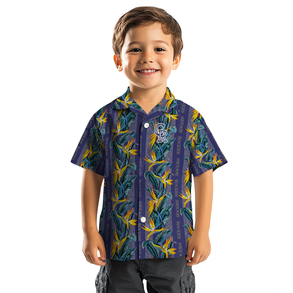 Colorado Rockies Hawaiian Shirt - Paradise Vines colorado rockies paradise vines blue hawaiian shirts top rated