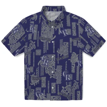 colorado rockies turtle lines blue hawaiian shirts best selling