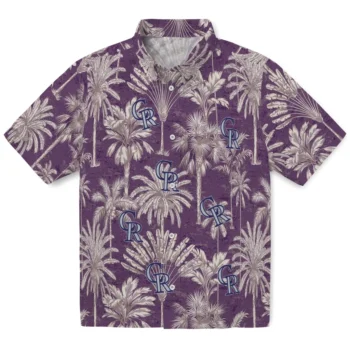 colorado rockies palm shadows blue hawaiian shirts best selling