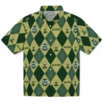 Colorado State Rams Hawaiian Shirt – Golfing Plaid