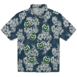 Colorado State Rams Hawaiian Shirt – Hibiscus Flowers