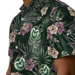 Colorado State Rams Hawaiian Shirt – Hibiscus Leaves Pattern