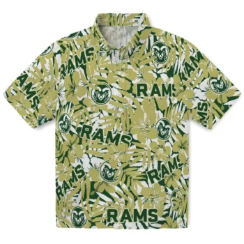 colorado state rams hibiscus overlay hawaiian shirts best selling