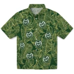 Colorado State Rams Hawaiian Shirt – Leaf Outline