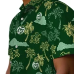 Colorado State Rams Hawaiian Shirt – Palm And Clouds