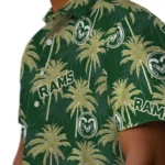 Colorado State Rams Hawaiian Shirt – Palm Tree Motif