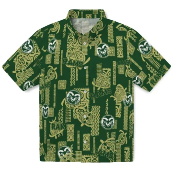 colorado state rams turtle lines green hawaiian shirts best selling
