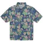 Columbus Blue Jackets Hawaiian Shirt – Anthurium Overlay