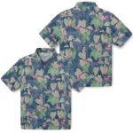 Columbus Blue Jackets Hawaiian Shirt – Anthurium Overlay