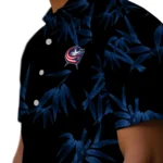 Columbus Blue Jackets Hawaiian Shirt – Bamboo Branches