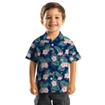 Columbus Blue Jackets Hawaiian Shirt – Flamingo and Hibiscus