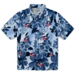 Columbus Blue Jackets Hawaiian Shirt – Hibiscus Arrangement
