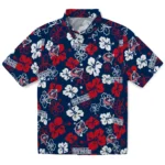Columbus Blue Jackets Hawaiian Shirt – Hibiscus Flower Design