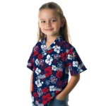Columbus Blue Jackets Hawaiian Shirt – Hibiscus Flower Design