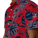 Columbus Blue Jackets Hawaiian Shirt – Palm Sunset