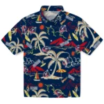 Columbus Blue Jackets Hawaiian Shirt – Palm Tree Island