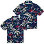 Columbus Blue Jackets Hawaiian Shirt – Palm Tree Island
