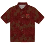 Cornell Big Red Hawaiian Shirt – 50th State Flower