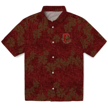 cornell big red hibiscus petals red hawaiian shirts best selling