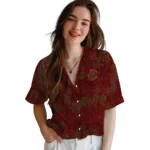Cornell Big Red Hawaiian Shirt – 50th State Flower