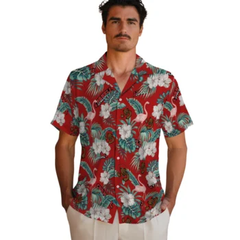 cornell big red flamingo palms red hawaiian shirts fashion forward