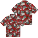 Cornell Big Red Hawaiian Shirt – Flamingo and Hibiscus