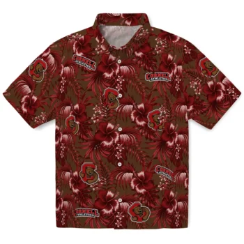cornell big red hibiscus exotic red hawaiian shirts best selling